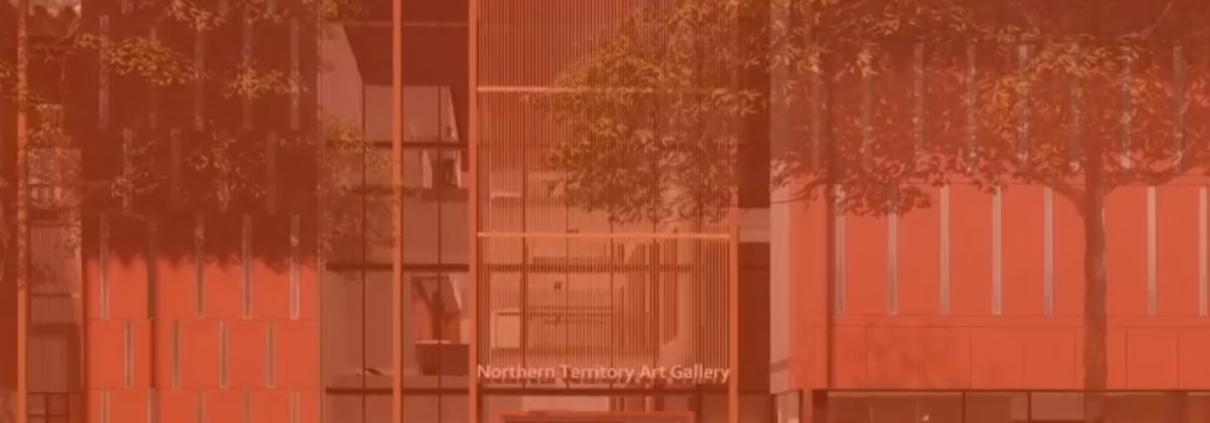 Digital mock up of Northern Territory Art Gallery