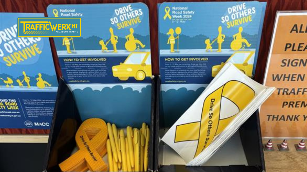 Yellow Ribbon, SARAH Group and National Road Safety Week merchandise