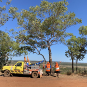 Tonka Tow and Team on the Top End Trek